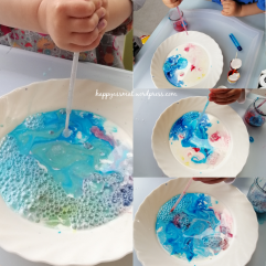 Experience coloree lait magique - liquide vaisselle- HappyAssMat